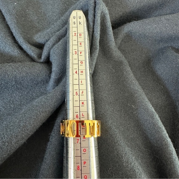 HUF Gold Statement Ring - Picture 3 of 4